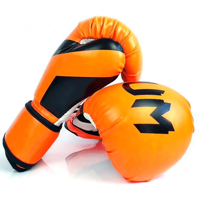 Professional Boxing Gloves For Adult Training 10Oz Muay Thai Fighting Fluorescent Yellow