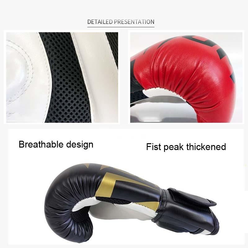 Professional Boxing Gloves For Adult Training 10Oz Muay Thai Fighting Fluorescent Yellow