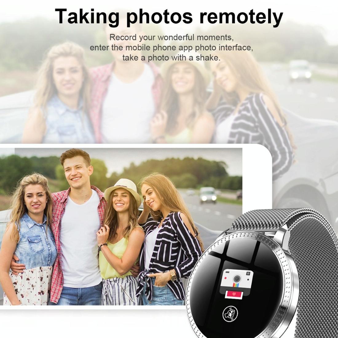 Waterproof Smartwatch With Colour Screen Ipx67 Pink
