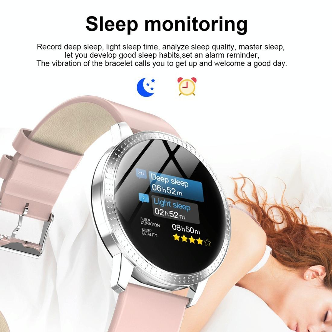 Waterproof Smartwatch With Colour Screen Ipx67 Pink