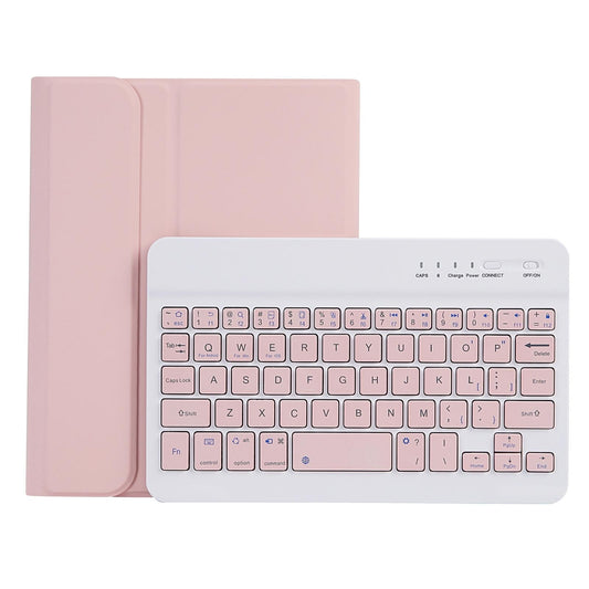 Ultra Thin Bluetooth Keyboard Tablet Case For Ipad Mini 6 With Stand And Pen Slot Candy Colour Pink