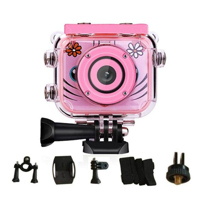 Waterproof 5.0Mp Kids' Digital Camera With 1.77 Screen G20_Pink