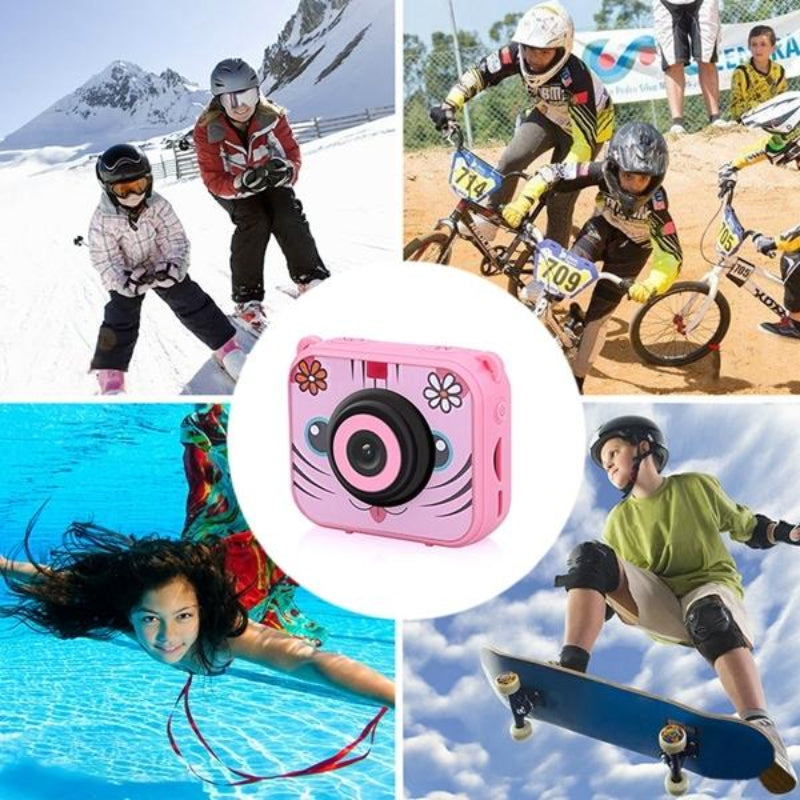 Waterproof 5.0Mp Kids' Digital Camera With 1.77 Screen G20_Pink