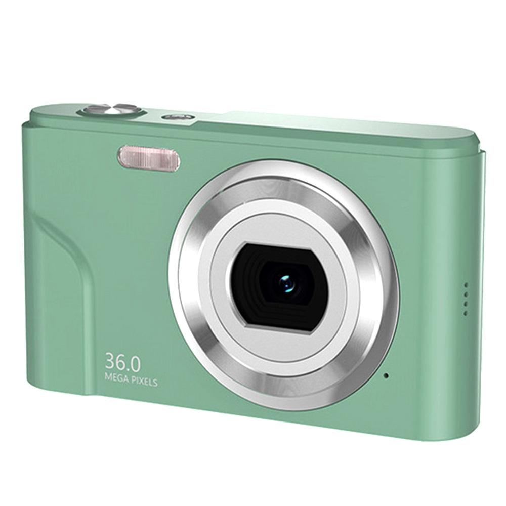 36Mp 2.7K Full Hd Digital Camera With 16X Zoom For Children 2.4 Inch Screen Green