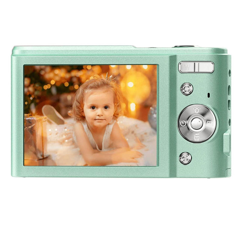 36Mp 2.7K Full Hd Digital Camera With 16X Zoom For Children 2.4 Inch Screen Green