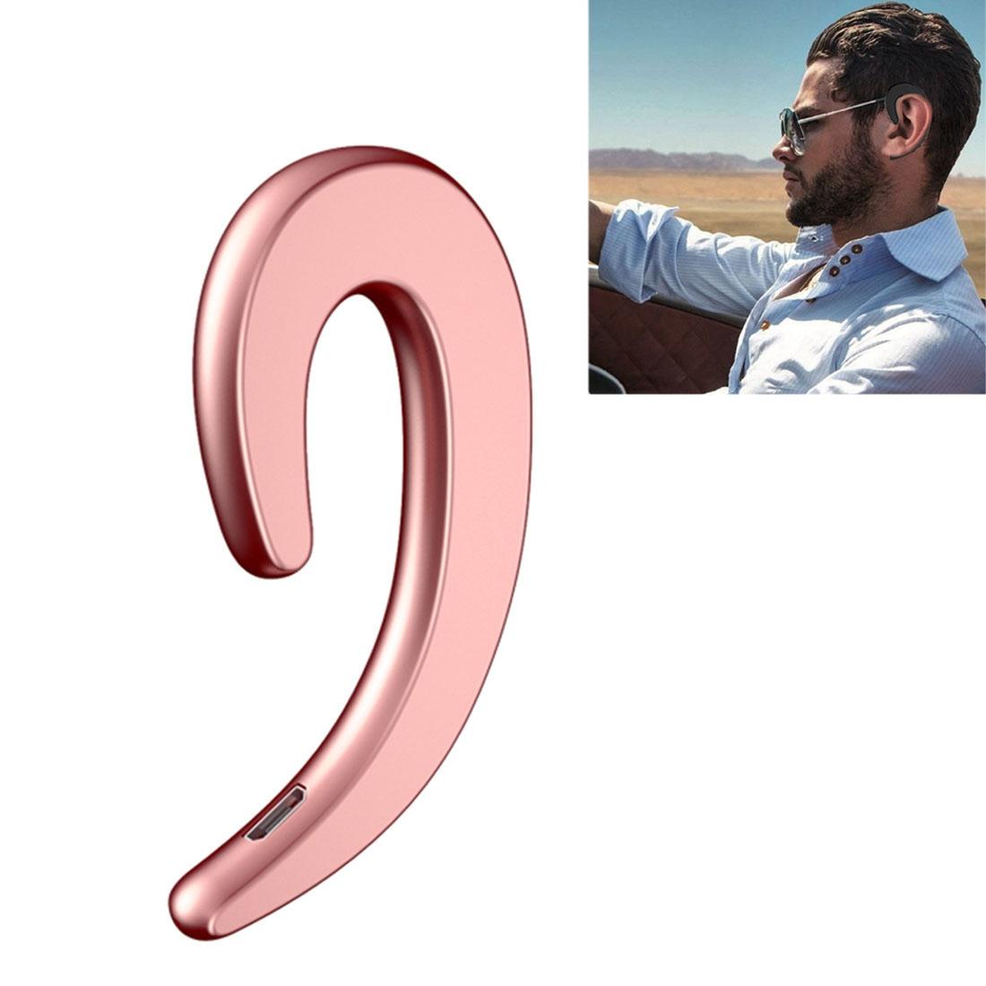 Bluetooth Bone Conduction Sports Earphones With Earhook V4.1 Rose Gold