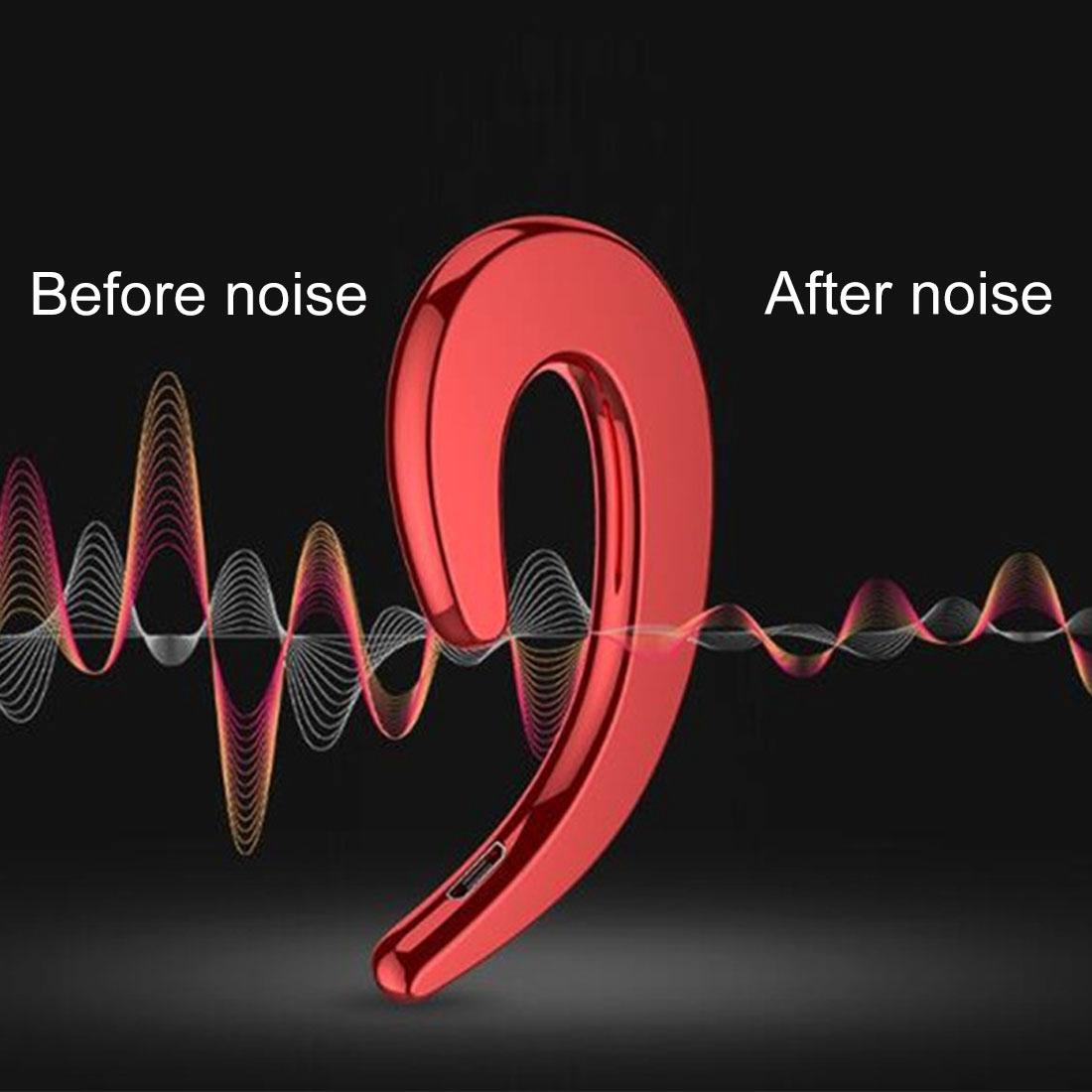 Bluetooth Bone Conduction Sports Earphones With Earhook V4.1 Rose Gold
