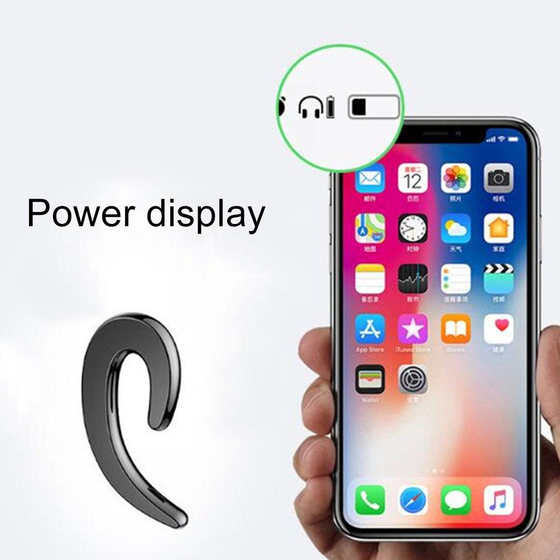 Bluetooth Bone Conduction Sports Earphones With Earhook V4.1 Rose Gold