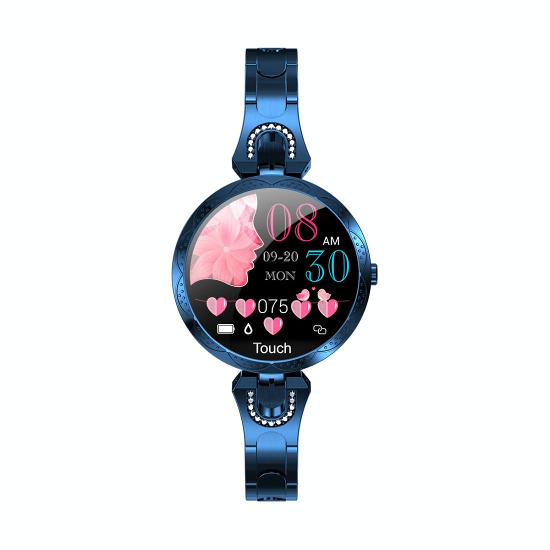 Waterproof Smart Bracelet With Lcd Screen And Heart Rate Monitor Rose Gold