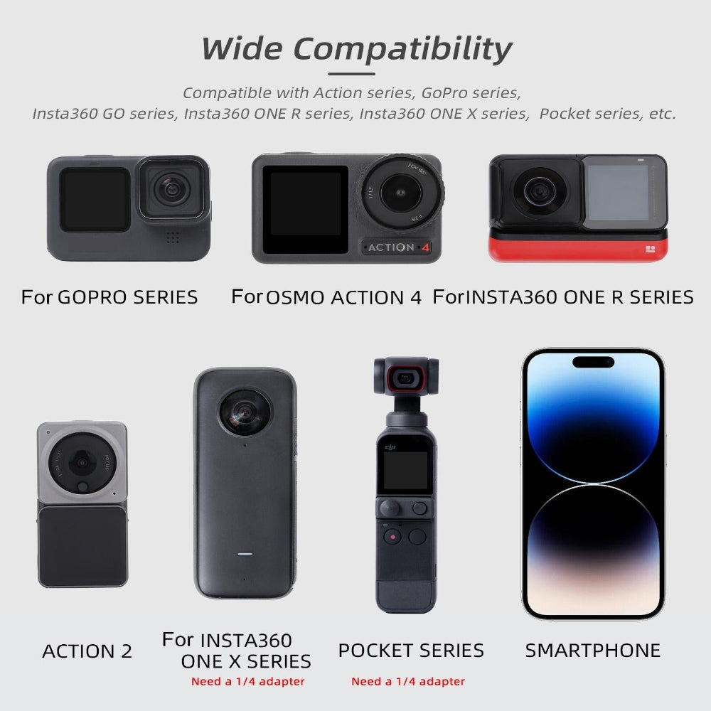 360 Degree Head Strap For Action Cameras_Grey