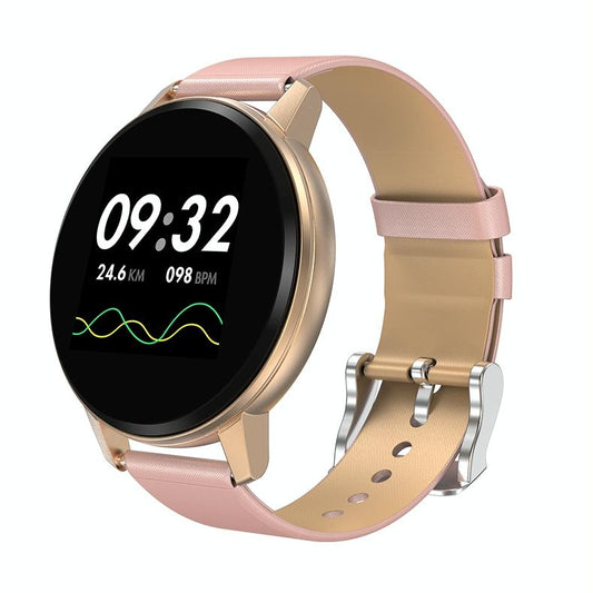Waterproof Smart Bracelet With Colour Screen Call Heart Bp Sleep Oxygen Monitoring Gold