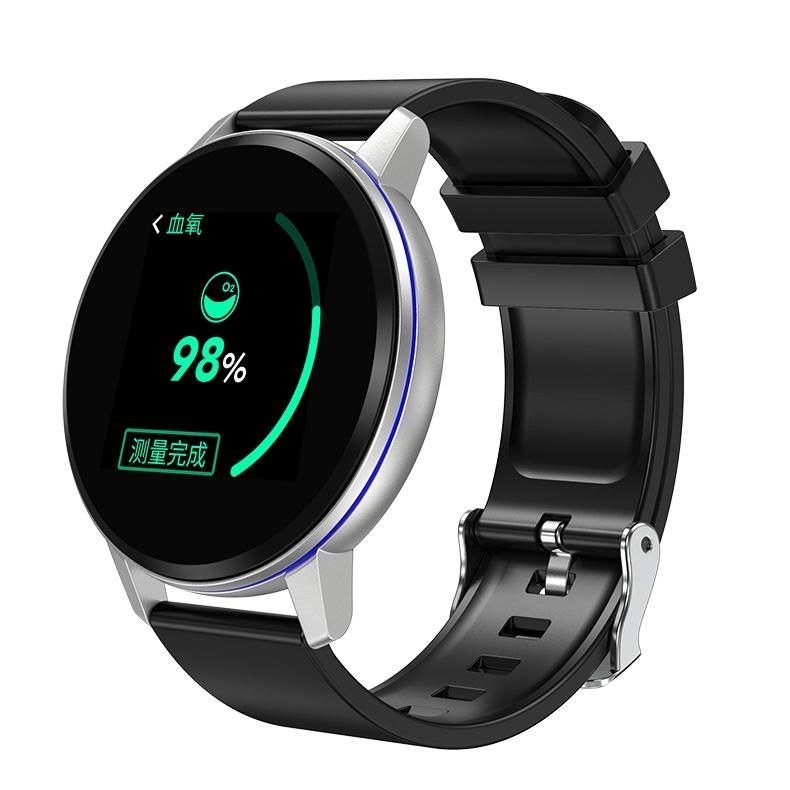 Waterproof Smart Bracelet With Colour Screen Call Heart Bp Sleep Oxygen Monitoring Gold