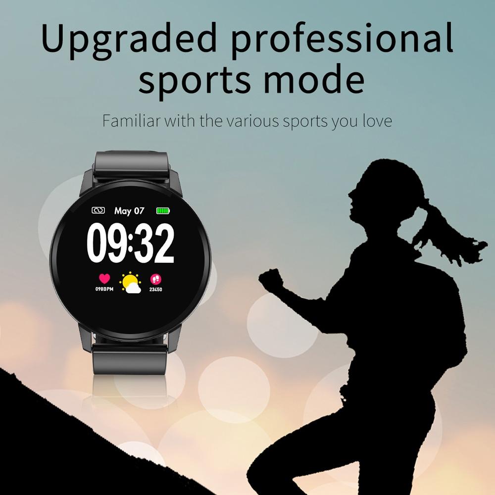 Waterproof Smart Bracelet With Colour Screen Call Heart Bp Sleep Oxygen Monitoring Gold