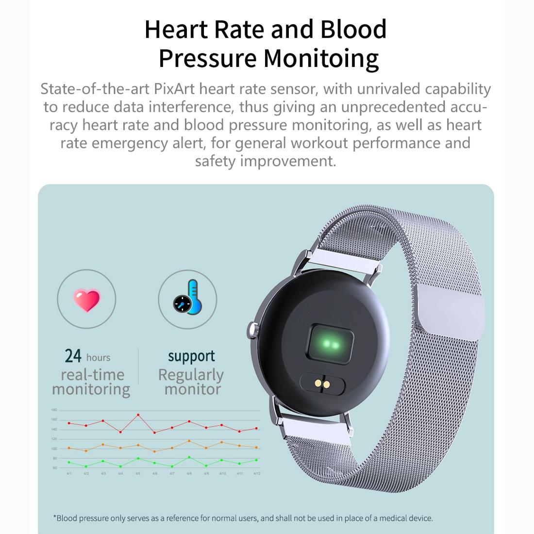 Smart Bracelet With Call Heart Bp Sleep And Oxygen Monitoring Gold