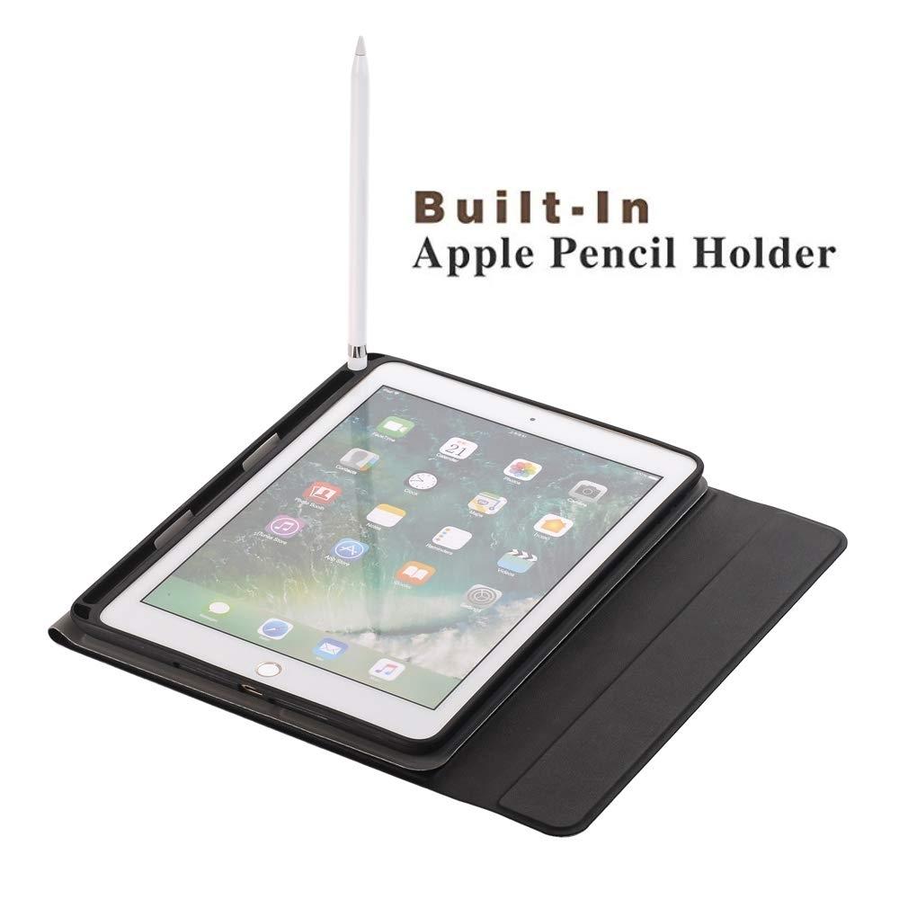 Bluetooth Keyboard & Leather Tablet Case For Ipad Pro / Air 9.7 With Detachable Design Pencil Holder