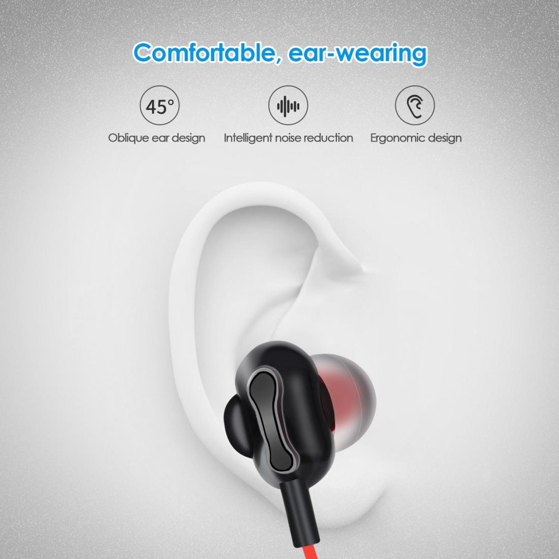 Wireless Bluetooth Earphones With High Fidelity Mic 5.0 Red