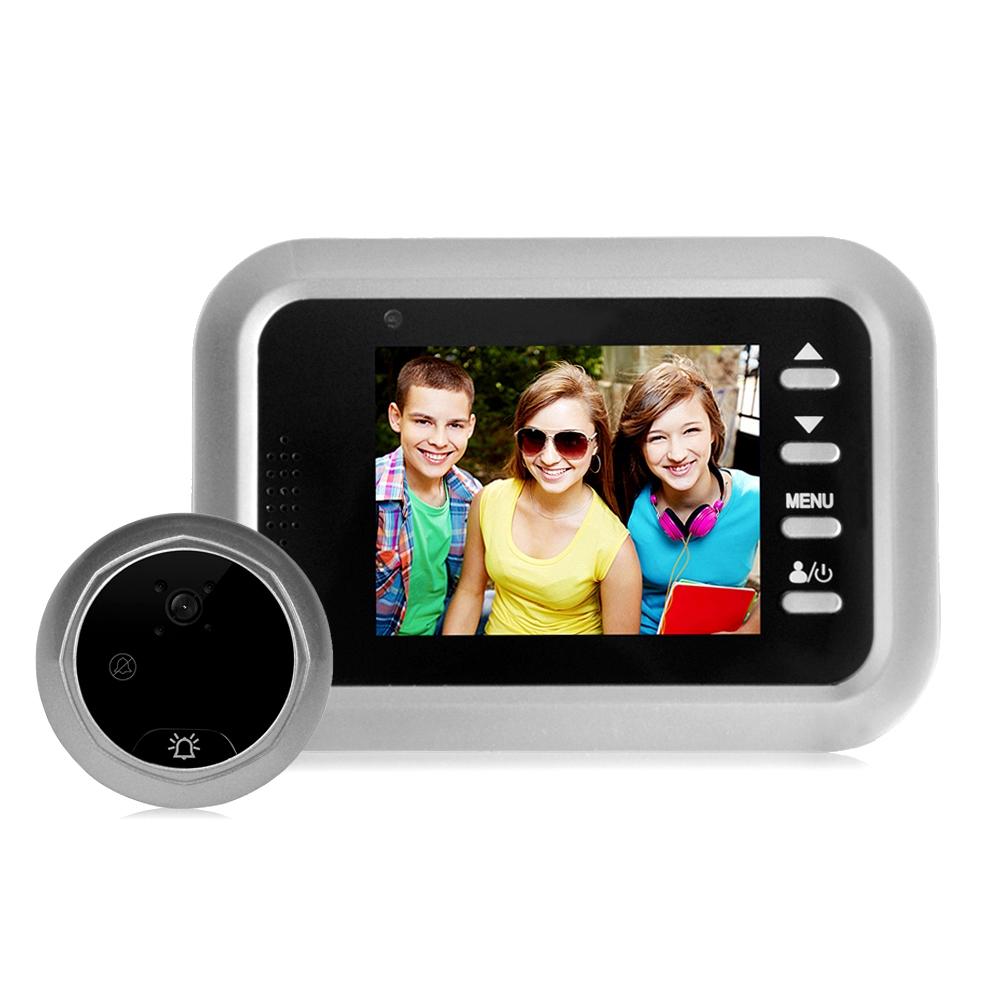 2.4 Screen 2.0Mp Security Camera With Tf Card Slot Silver