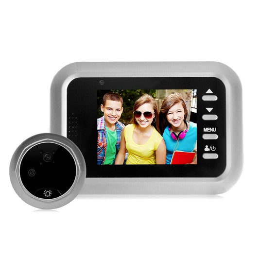 2.4 Screen 2.0Mp Security Camera With Tf Card Slot Silver