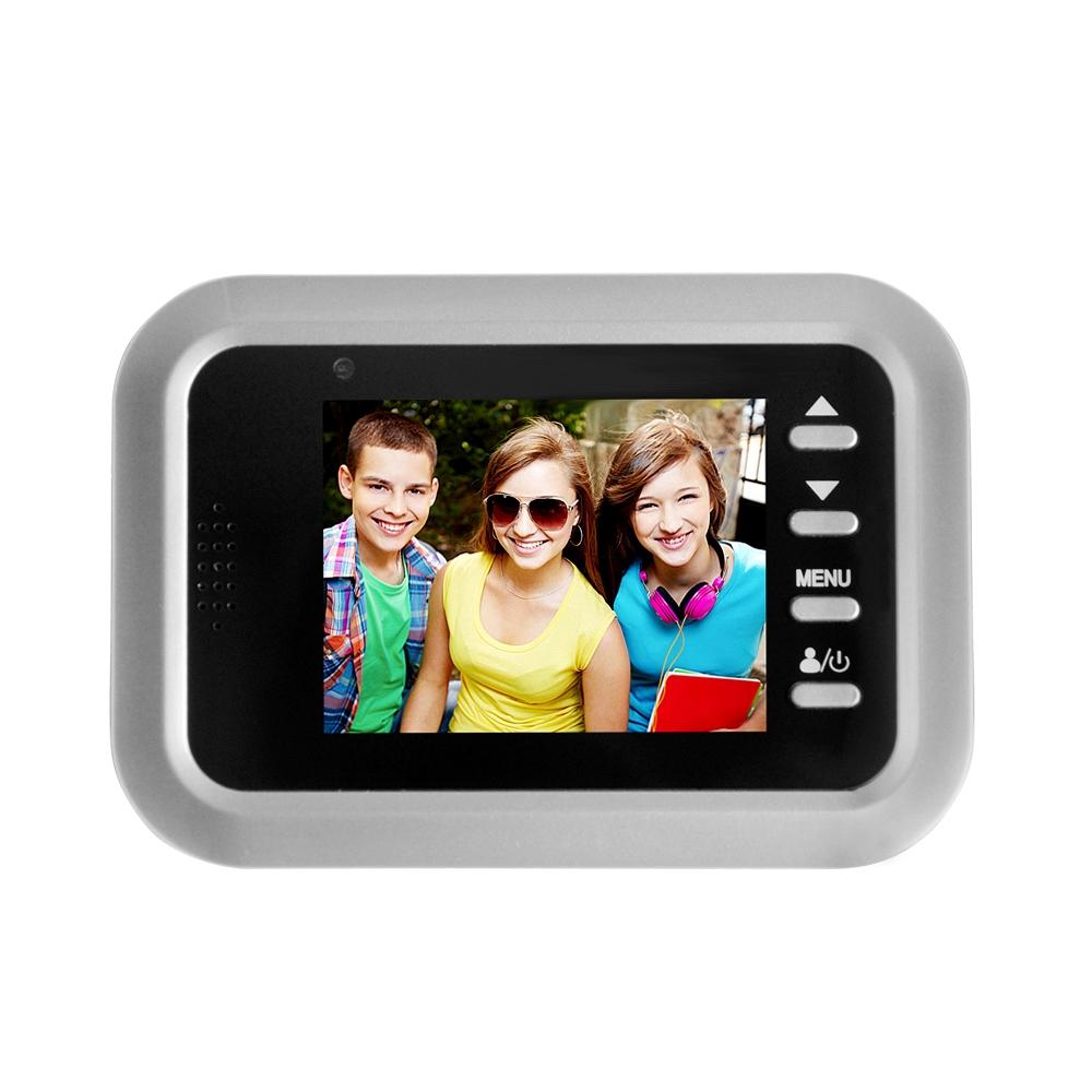 2.4 Screen 2.0Mp Security Camera With Tf Card Slot Silver
