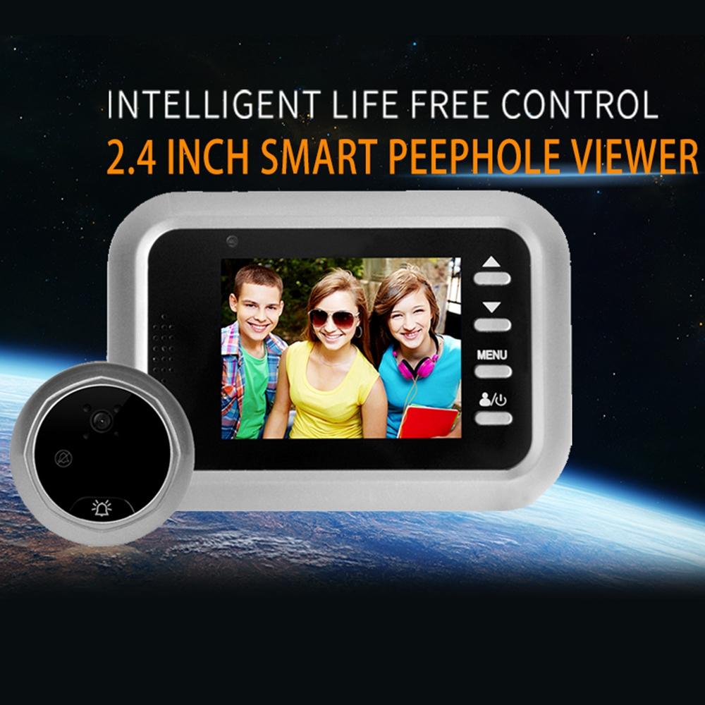 2.4 Screen 2.0Mp Security Camera With Tf Card Slot Silver