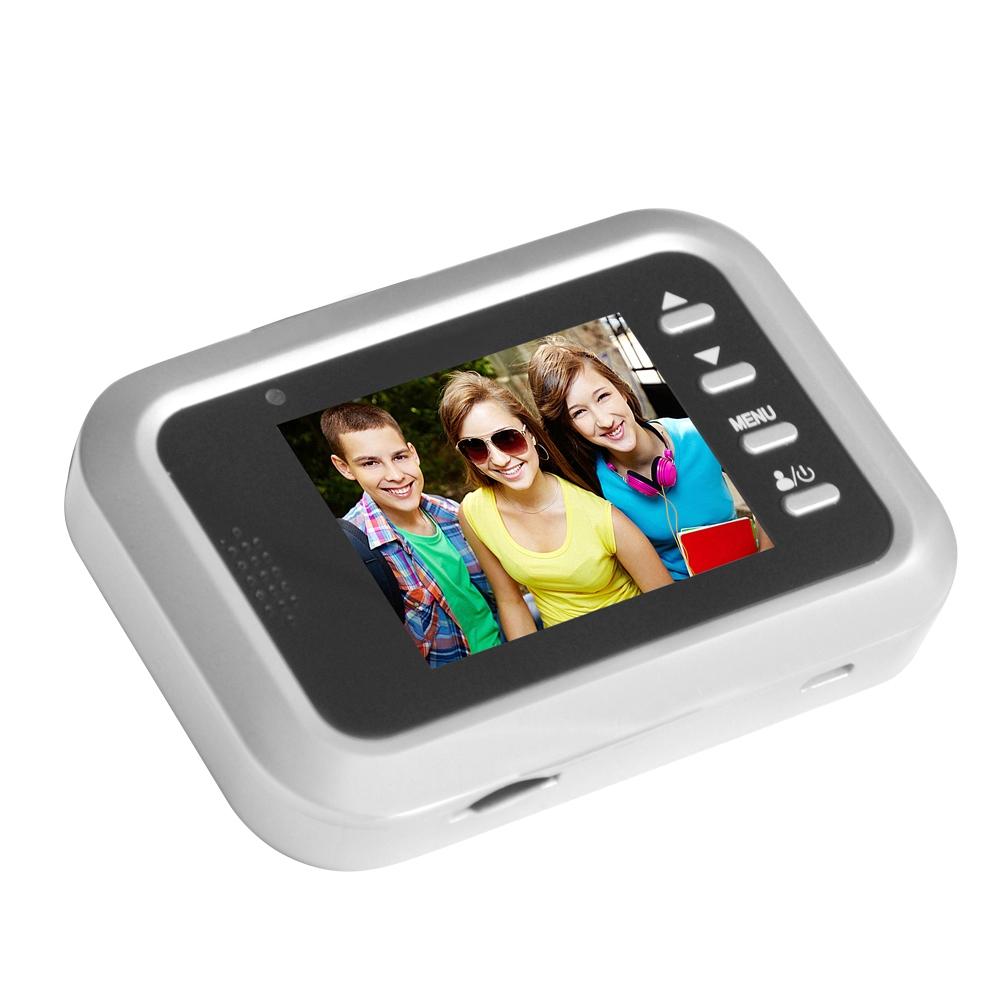 2.4 Screen 2.0Mp Security Camera With Tf Card Slot Silver