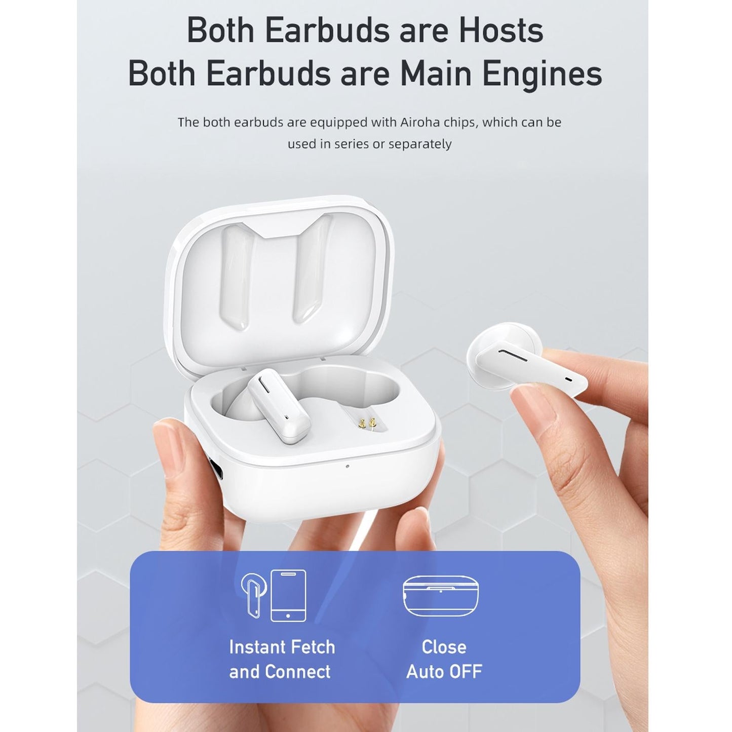 True Wireless Stereo Bluetooth 5.0 Earphones T36 White