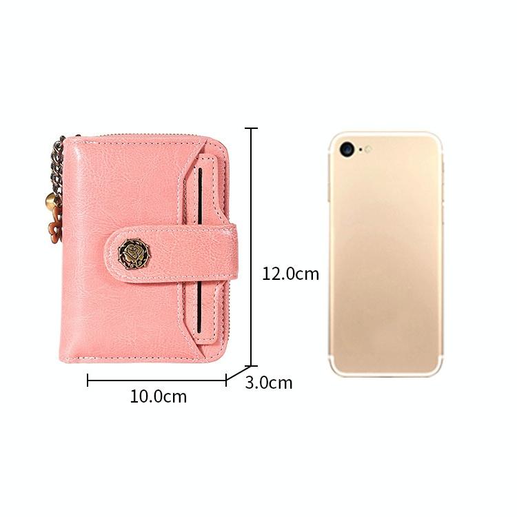 Rfid-Blocking Women Wallet With Card Slots Anti-Magnetic Yellow