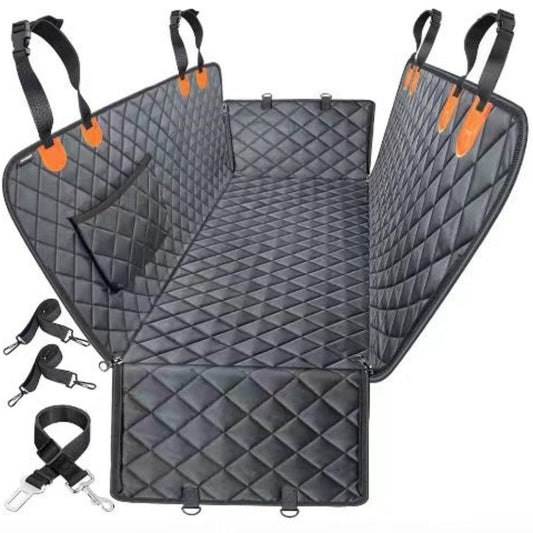 Elosung Heavy Duty Dog Car Seat Cover With Side Flaps Waterproof Pet Back Non Slip Scratchproof Hammock For Cars Trucks