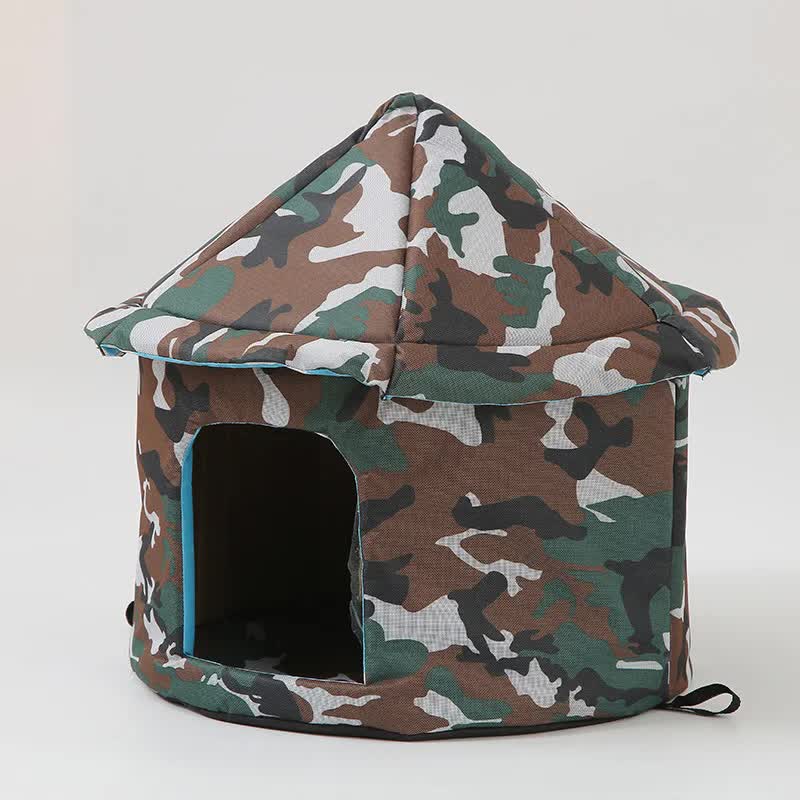 Outdoor Waterproof Cat House Insulated Weatherproof Warm Shelter For Cats Ideal Winter Protectionsize: M 40*41Cm