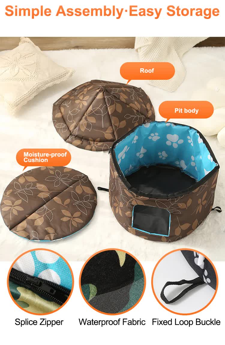 Outdoor Waterproof Cat House Insulated Weatherproof Warm Shelter For Cats Ideal Winter Protectionsize: 35*40Cm