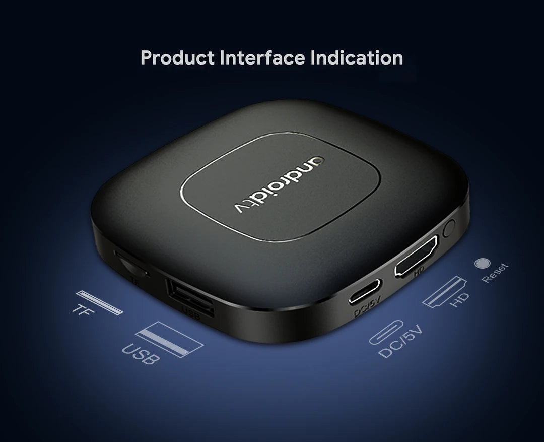 Android Tv Express 8K+ Streaming Box Ultra Hd 13.0 2G+8G With Voice Bluetooth Controller