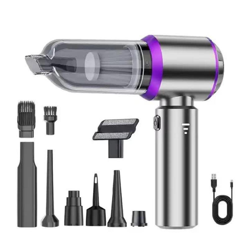 Silver Purple St 6653Plus Cordless Handheld Vacuum Cleaner 16000Pa Suction 2000Mah Battery Type Rechargeable