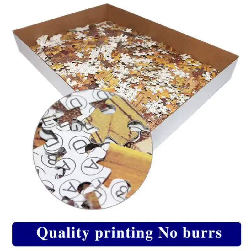 Elosung (2 Pcs) 1000 Piece Moonlight Totoro Jigsaw Puzzle High Difficulty Stress Relief Toy