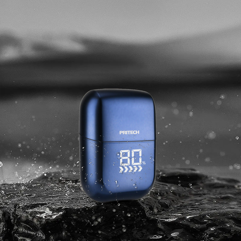 Pritech Smart Mini Electric Shaver Digital Display Model Rsm 2289 Blue