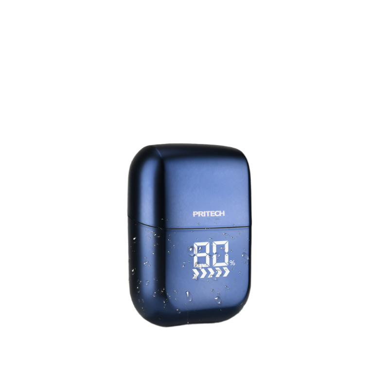 Pritech Smart Mini Electric Shaver Digital Display Model Rsm 2289 Blue