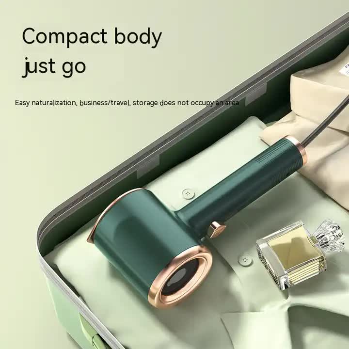 Elosung White Handheld Garment Steamer With Spray Function Portable 2 In 1 Wet And Dry Mini Iron For Clothes Wrinkle Rem
