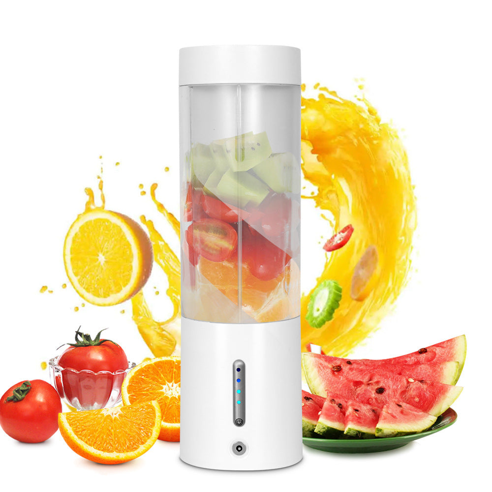 Elosung White Portable Juicer Magnetic Charging Fresh Blender Multifunctional Ice Crushing Fruit Mixer