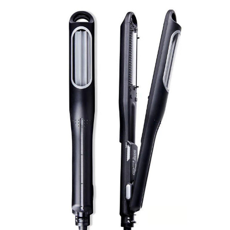 Elosung Silver Automatic Hair Crimper Professional Ceramic Styling Tool For Cornrow And Textured Waves