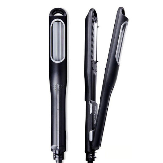 Elosung Silver Automatic Hair Crimper Professional Ceramic Styling Tool For Cornrow And Textured Waves