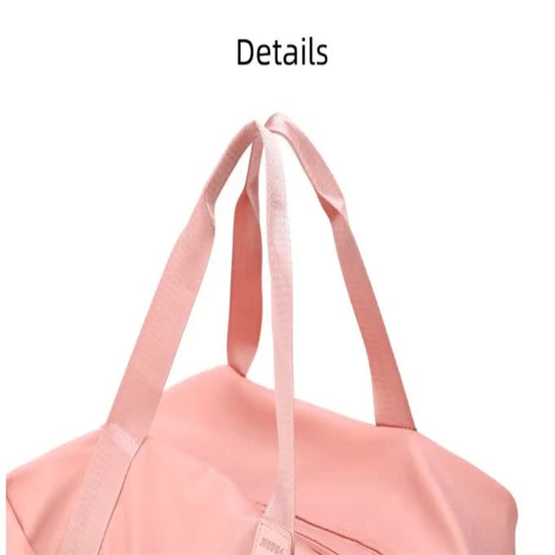 Elosung Green Stylish Gym Travel Bag With Shoe Compartment Lightweight And Durable Design