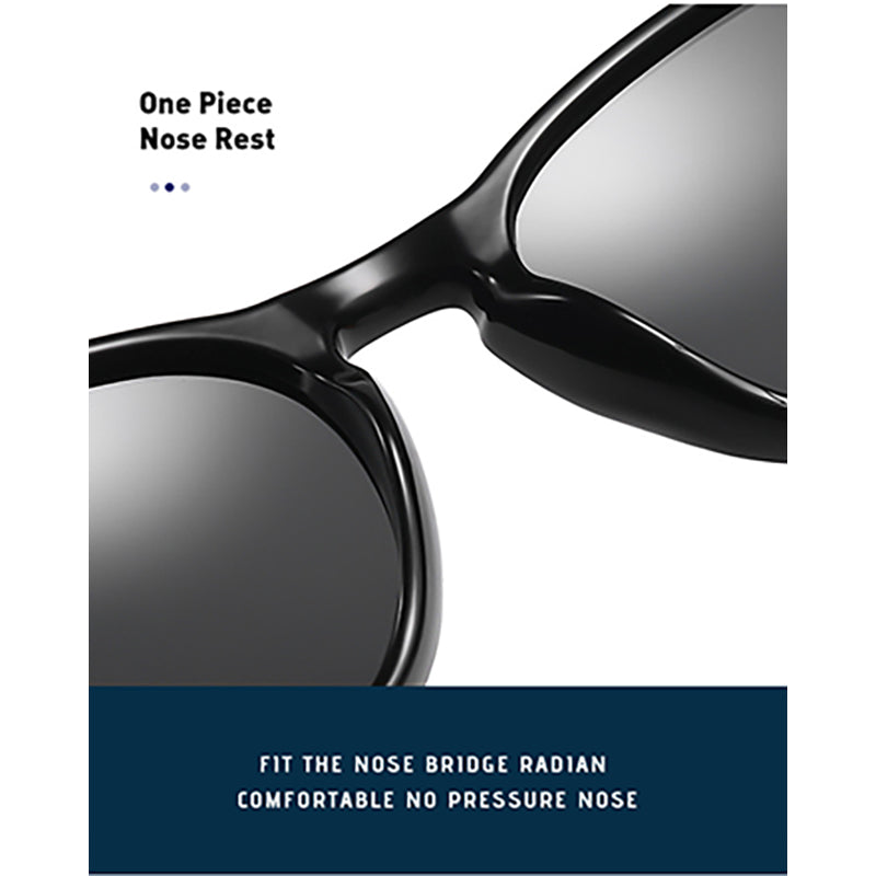 Brown Stylish Polarized Sunglasses For Men And Women Uv Protection Lightweight Design Trendy Outdoor Activities