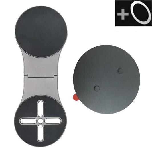 Elosung Grey Magnetic Foldable Phone Stand Universal Aluminum Alloy Desktop & Tesla Car Mount Compact And Lightweight De
