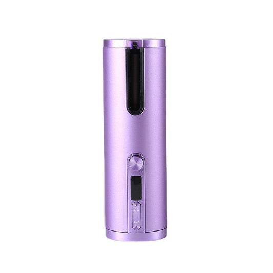 Elosung Cordless Automatic Hair Curler With Adjustable Temperature Purple