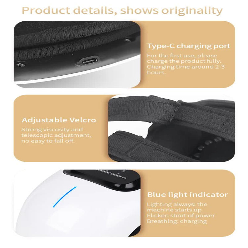Elosung Smart Wireless Knee Massager With Heat Therapy Vibration