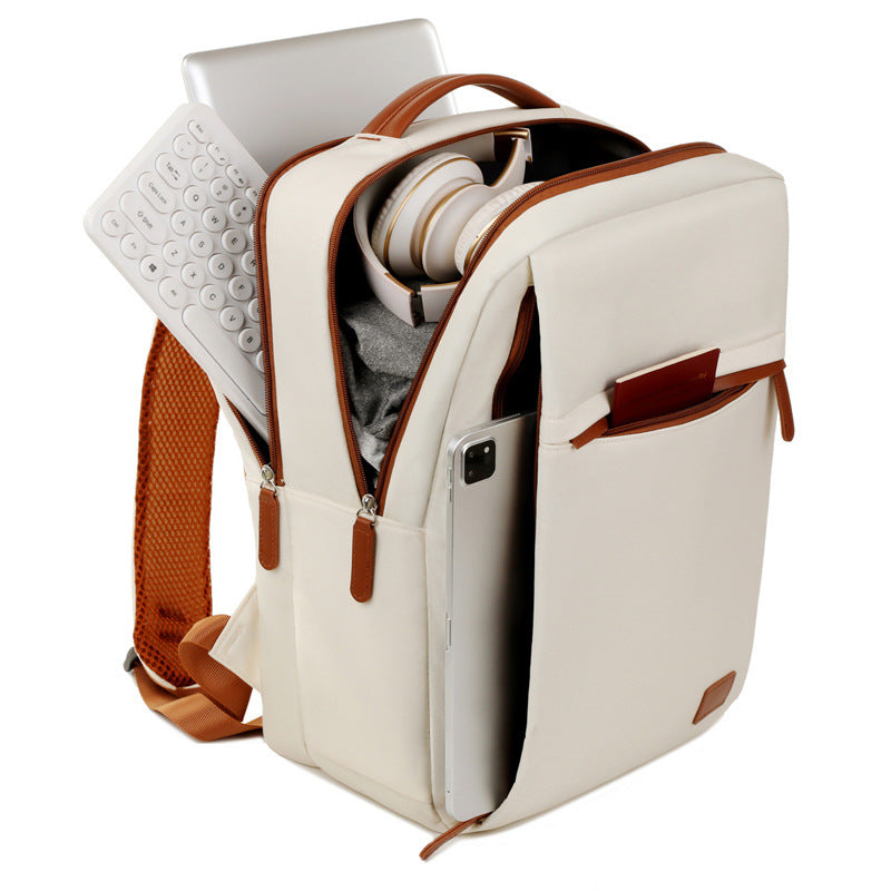 Black Waterproof Business Backpack 31L Capacity Stylish And Versatile