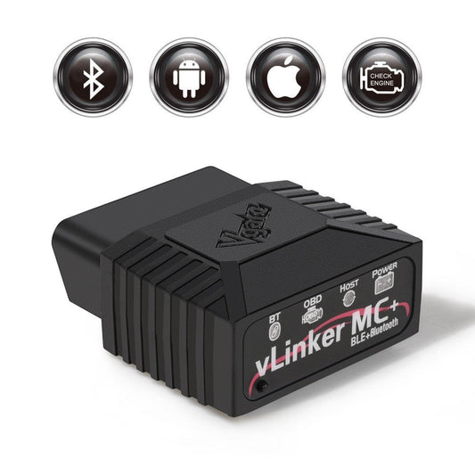 Elosung (Bluetooth 3.0 Version) Vgate Vlinker Mc+ Obd2 Diagnostic Scanner Supports Multiple Car Models & Advanced Protoc