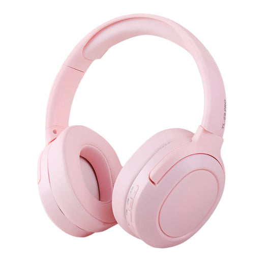 Elosung Pink Wireless Noise Cancelling Over Ear Headphones Bluetooth 5.0 Long Battery Life