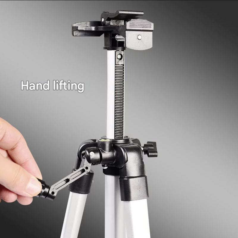 Purple Lightweight Adjustable Aluminum Camera Tripod With Carry Bag Professional Photography Stand