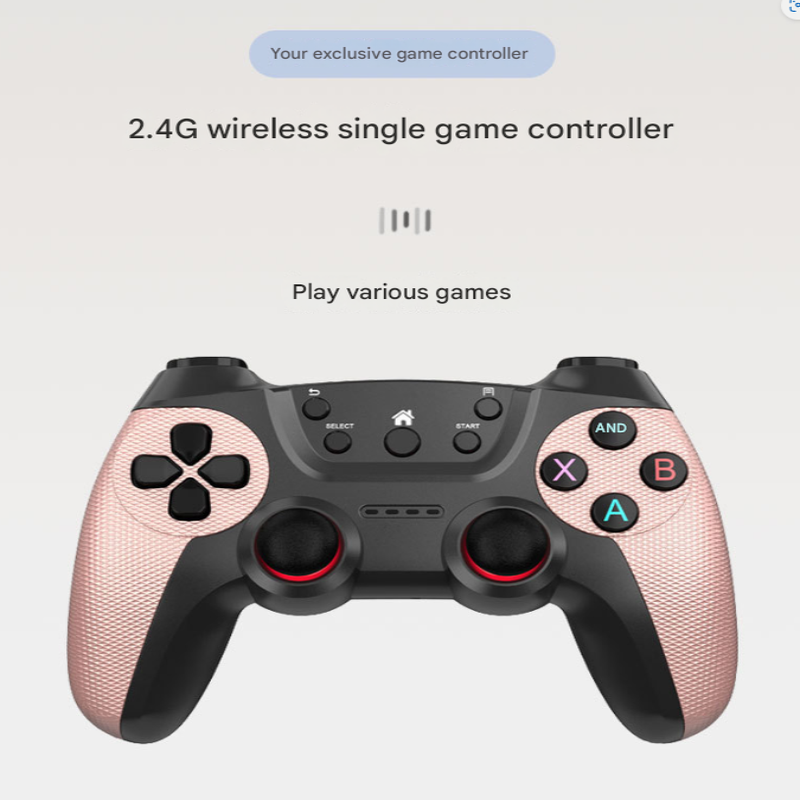 Elosung Black 2.4G Wireless Game Bluetooth Controller For Android Phones Pc Gaming Consoles
