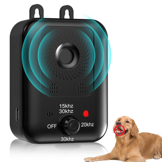 Ultrasonic Dog Repeller Adjustable Frequency (15Khz 30Khz) For Training And Behavior Correction